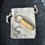 Thank You Teacher, Personalised Bronze Bar Keyring, thumbnail 5 of 8