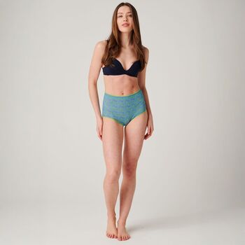 Women's 'Boom Bloom!' Four Pack Bamboo Full Briefs, 3 of 12