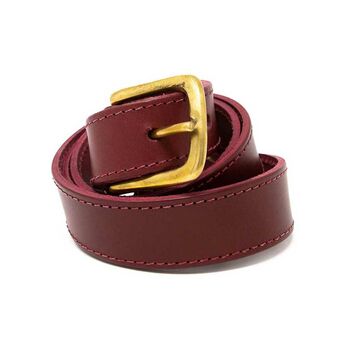 Men's 'Orion' Italian Leather Belt, 10 of 10