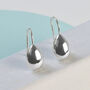 Teardrop Sterling Silver Earrings, thumbnail 1 of 4