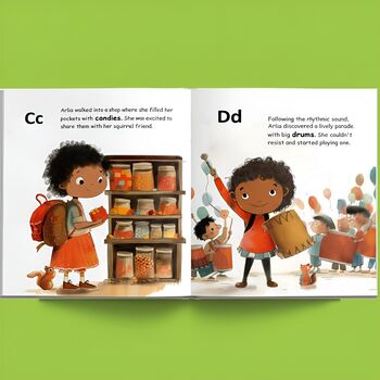 Personalised Alphabet Trip Abc Book Gift For Kids, 3 of 9