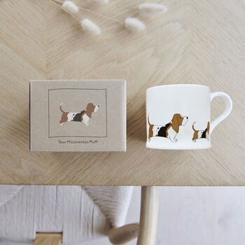Basset Hound Mug Dog Lover Gift For Her Or Him, 3 of 12