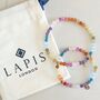 Good Vibes Rainbow 'Mummy And Me' Bracelet Set, thumbnail 1 of 4