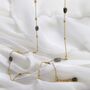 Sterling Silver Gold Plated Labradorite Necklace, thumbnail 3 of 6
