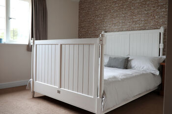 Handcrafted New England Shaker Cot Bed Half Price, 5 of 8