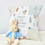 Peter Rabbit© 1st Birthday Cushion, thumbnail 4 of 8