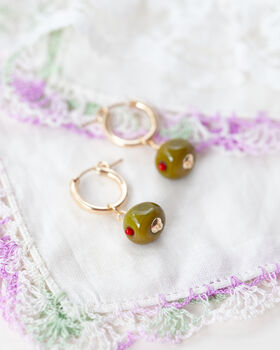 Olive Earrings, 2 of 3