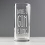 Personalised Gin And Tonic Hi Ball Glass, thumbnail 3 of 7