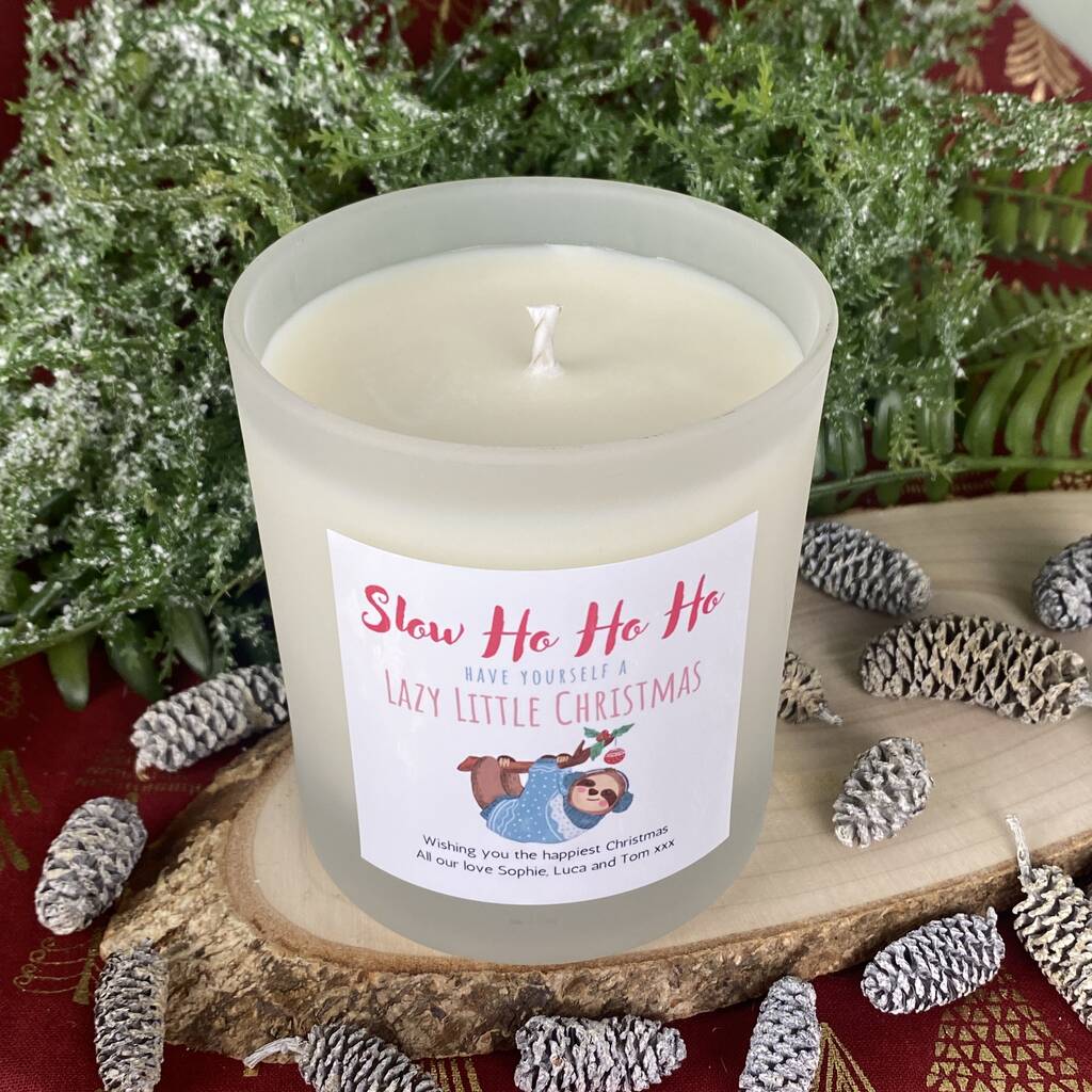 I Do it for the Ho's Funny Christmas Candle