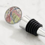 Personalised Vintage Map Bottle Stopper, thumbnail 3 of 3