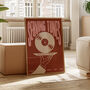 Serving Tunes Print | Music Poster | Home Decor | Vinyl | Illustration | Record | Bar | Trendy | Retro | Disco And House | Mid Century, thumbnail 10 of 11