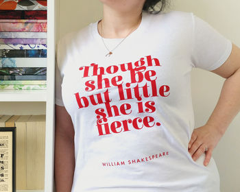 Empowering 'Fierce' Feminist T Shirt, 2 of 3