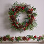 Large Berry Bushel Luxury Christmas Wreath, thumbnail 6 of 7