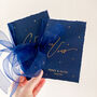 Navy Moon And Stars Vow Books, thumbnail 8 of 8