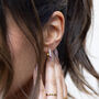 Lana Square Huggie Hoop Earrings Gold, thumbnail 1 of 3