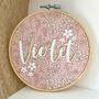 Liberty London Personalised Embroidery Hoop, thumbnail 5 of 6