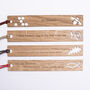 Personalised Gift Oak Bookmark Inspired By Nature, thumbnail 6 of 11
