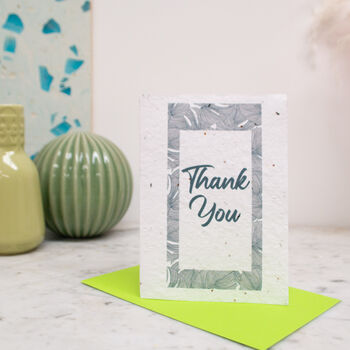 Plantable Seed Paper Thank You Card, 2 of 4