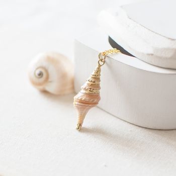 Natural Shell Pendant Necklace, 3 of 6
