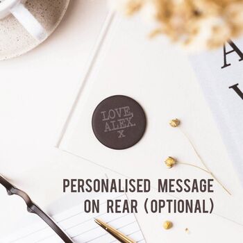 'So Loved' Engraved Love Token Valetines Day Gift For Him Or Her, 2 of 5