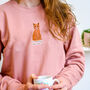 I Prefer My Cat! Cute Cat Sweater Valentine's Gift, thumbnail 5 of 8