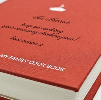 Personalised My Family Cookbook, 3 of 5