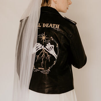Till Death Gothic Bridal Jacket, 6 of 8