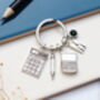 Accountant Personalised Keyring Banker Gift, thumbnail 3 of 11