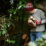 Fair Trade Snowflake Wool Wristwarmer Fingerless Gloves, thumbnail 8 of 8