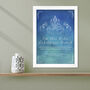 Personalised Diwali Lakshmi Framed Print, thumbnail 1 of 6