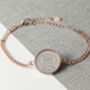 1945 80th Birthday Sixpence Coin Chain Bracelet, thumbnail 3 of 5