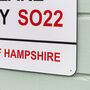 Personalised In And Outdoor Garden Street Sign, thumbnail 2 of 5