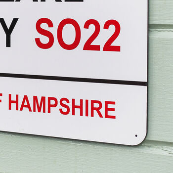 Personalised In And Outdoor Garden Street Sign, 3 of 5