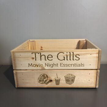 Personalised Family Movie Night Crate, 2 of 3