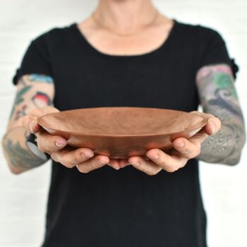 22nd Anniversary Large Copper Decorative Bowl, 5 of 9