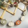 Boo Bunting Banner Halloween Wooden Party Garland, thumbnail 1 of 9