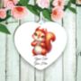 Personalised Cute Squirrel Love Heart Hand, thumbnail 2 of 2