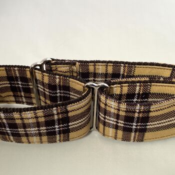 Martingale In Camel Check Print, Available Lead, 3 of 8