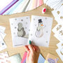 Let It Snow Card Making Kit | Iris Folding, thumbnail 4 of 6
