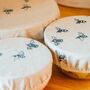 Bee Reusable Linen Bowl Covers Set Of Three, thumbnail 3 of 7