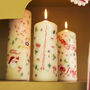 Hand Painted Christmas Advent Calendar Candle, thumbnail 2 of 9