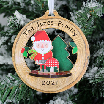 Personalised Make Your Own Santa 3D Decoration Kit, 3 of 4