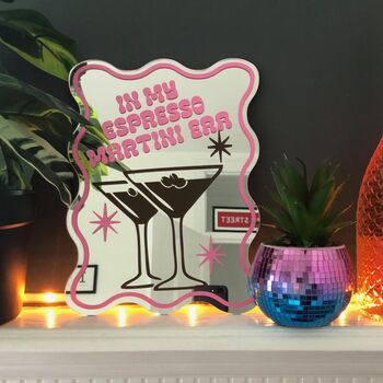 Espresso Martini Cocktail Mirror, 3 of 5