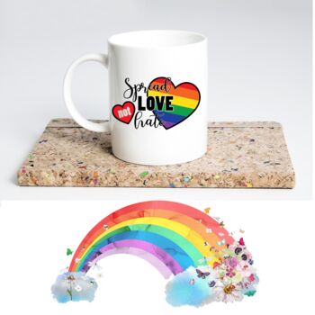 Lgbt Mug Equality Gift Gay Pride Mug, 2 of 4