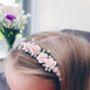 Beaded Flower Headband, thumbnail 1 of 5