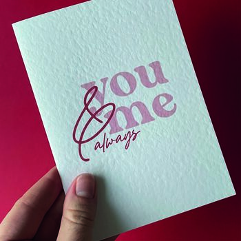 'You And Me Always' Card, 3 of 5