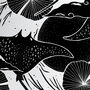 'Moon Rays' Nautical Art Print, thumbnail 3 of 4