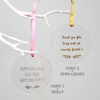 Personalised Foiled Memories Decoration Set, 2 of 7
