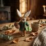 Handmade Felt Cedric The Hare Hanging Decoration, thumbnail 1 of 3