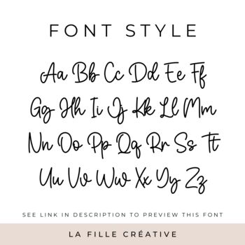 Personalised Acrylic Bookmark Custom Name Planner Clip, 6 of 6